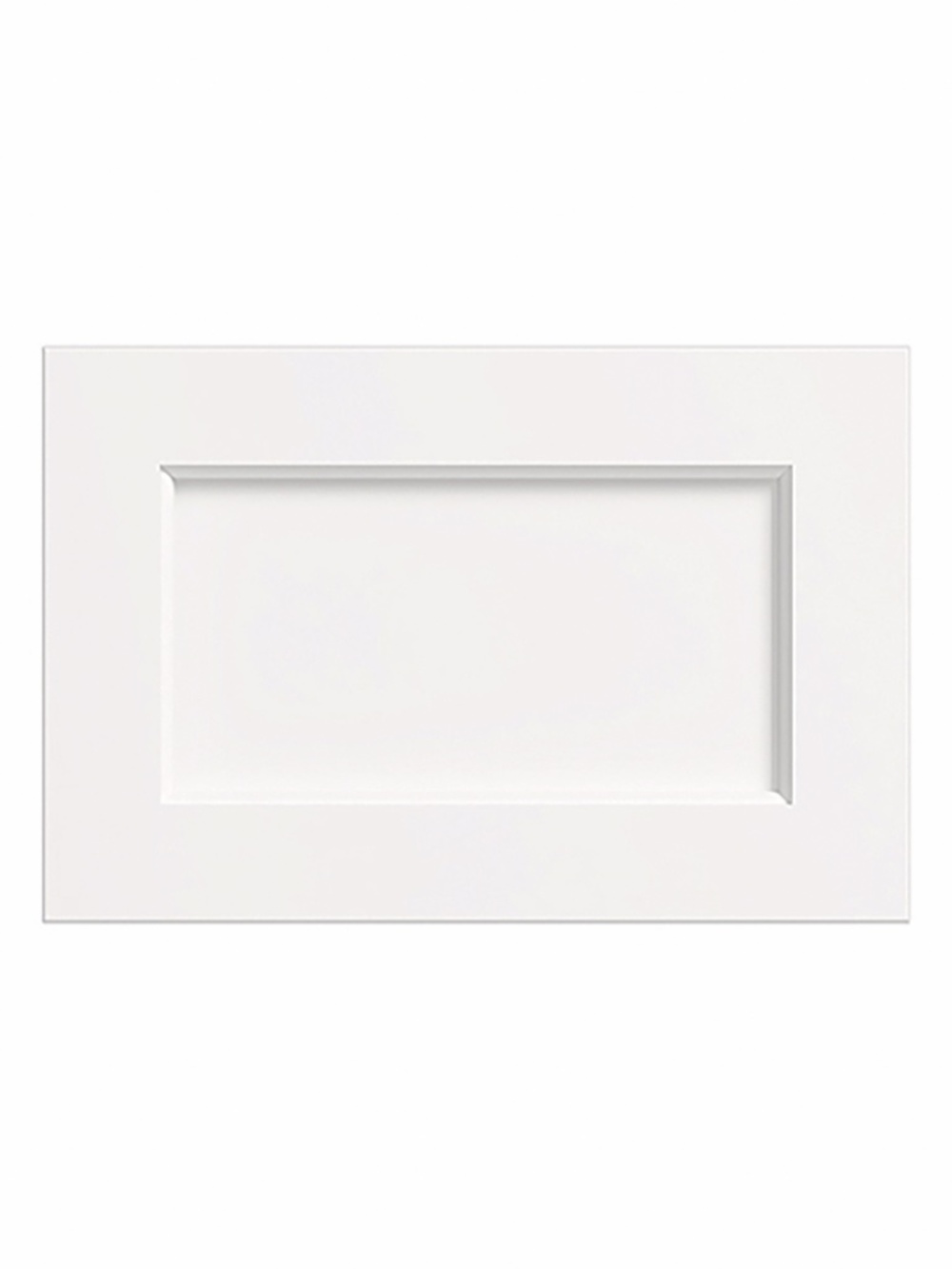 KLËARVÜE® 15" W x 10" H Laholm™ White Shaker-Inspired Drawer Front